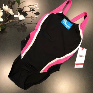 NWT Speedo Endurance Lite Racing Swimsuit